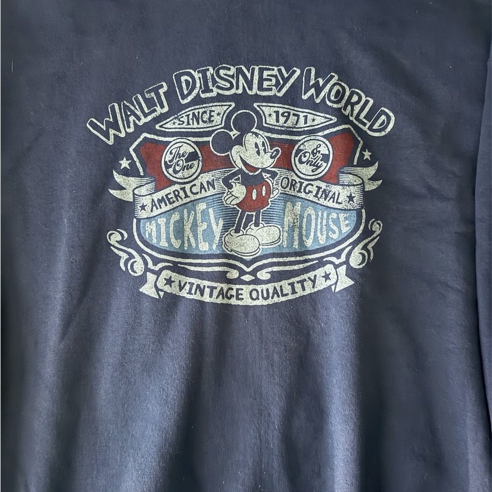 Dark Blue Vintage Walt Disney World Hoodie